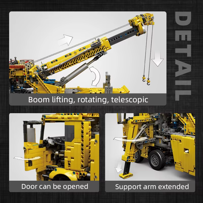 MOLD KING 17028, Technisches Auto, Spielzeug, APP Und RC, Motorisierter Feuerrettungswagen, Modell, Montage, Baustein, Ziegel, Kinder, Weihnachtsgeschenk